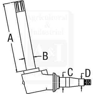 UJD00313    Spindle---Replaces RE71278 